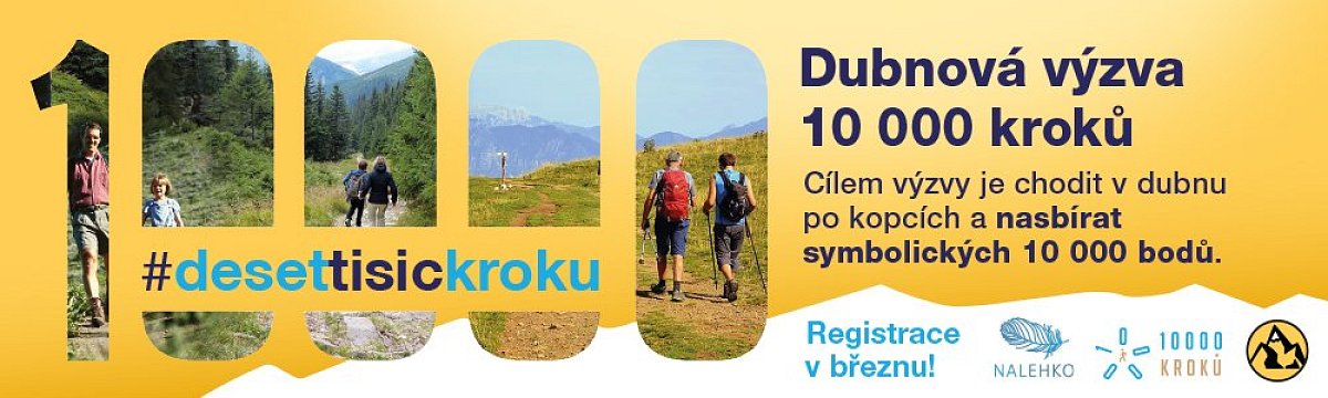 Apríl Výzva 10 000 krokov